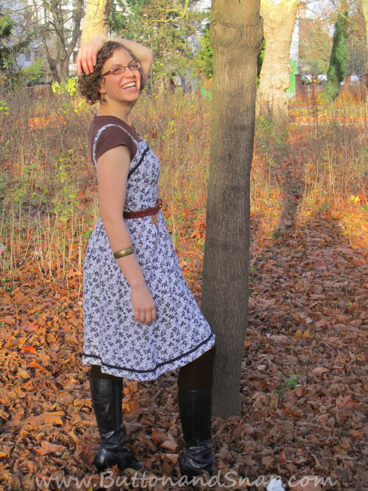 Styling a sundress to transition into fall