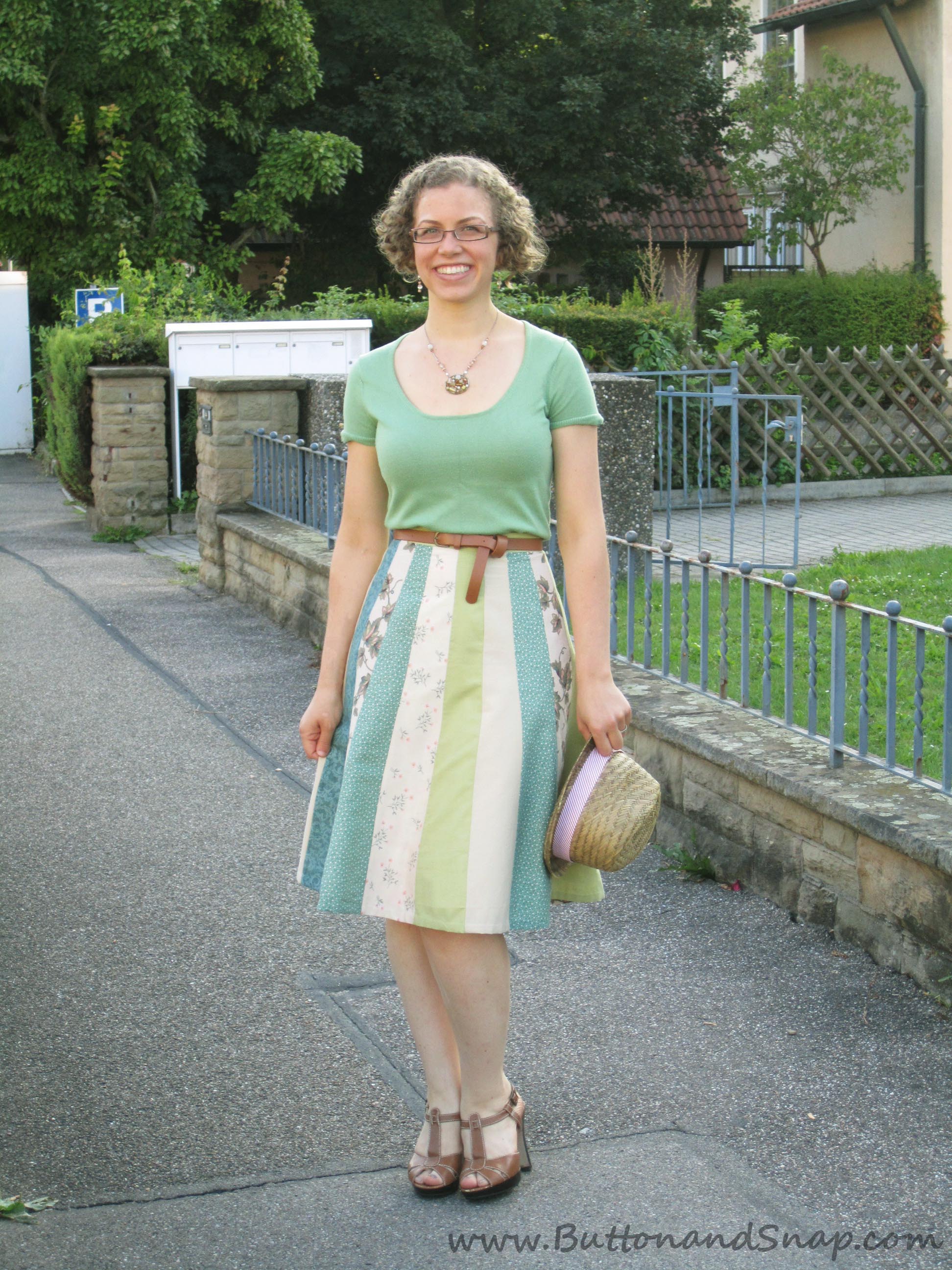 Skirt made from Scraps