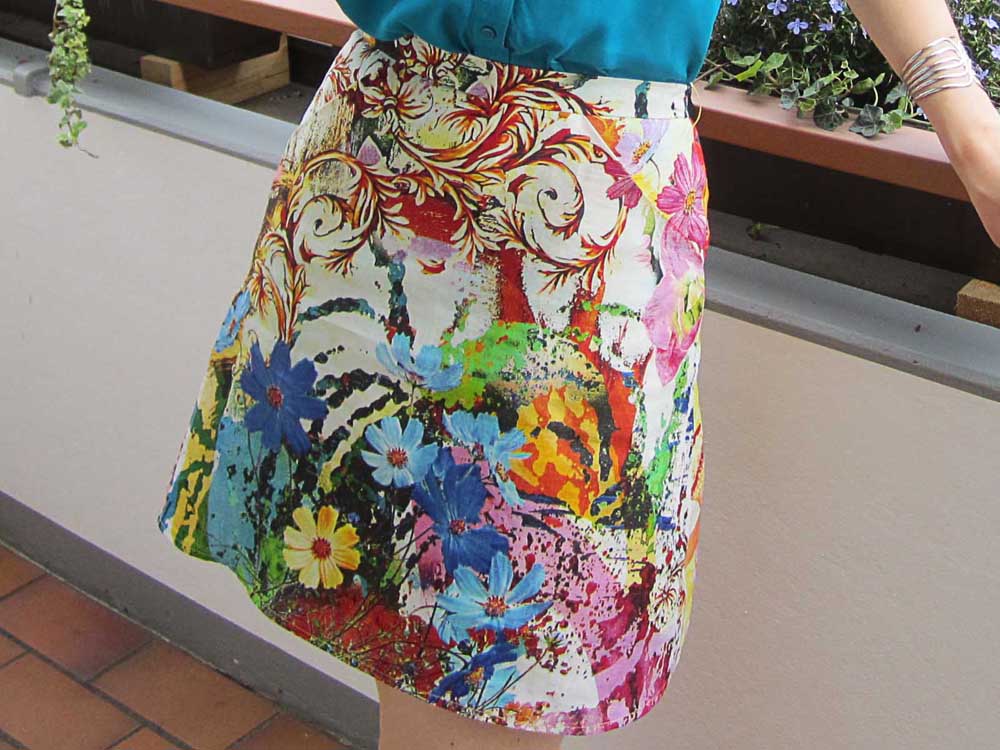Rainbow Skirt front closeup